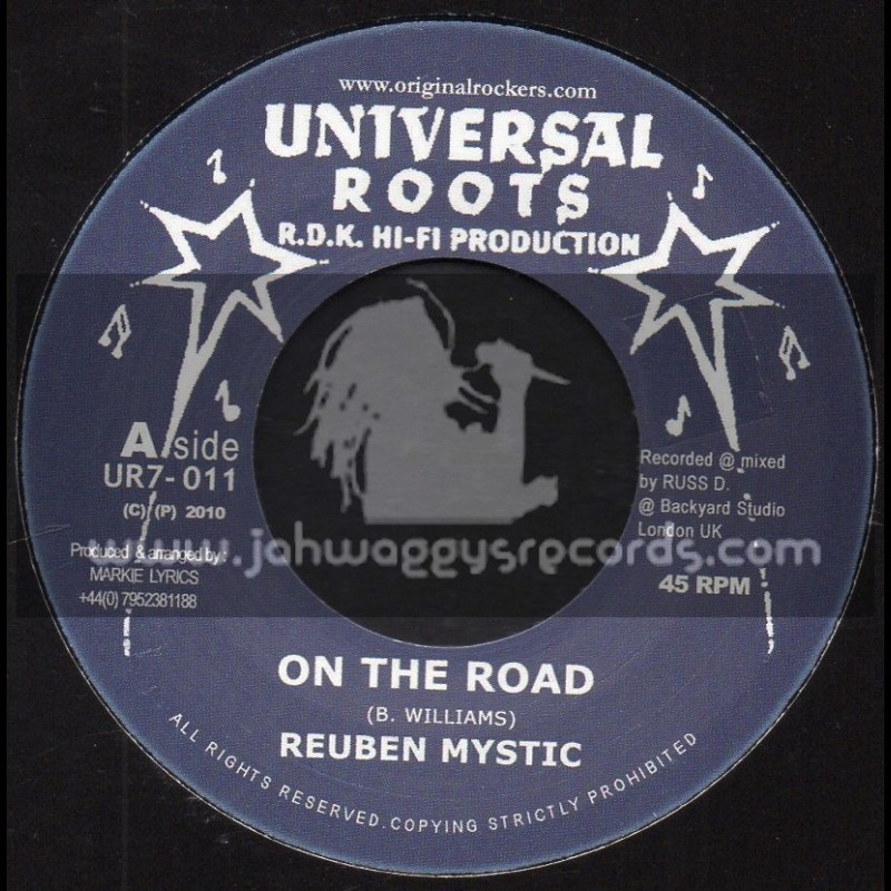 Universal Roots-7"-On The Road / Reuben Mystic + Disciples Riddim Section