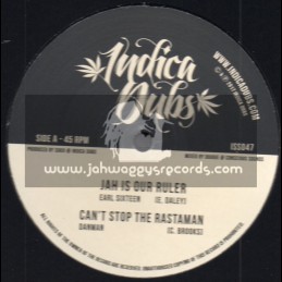 Indica Dubs-10"-Jah Is Our Ruler / Earl Sixteen + Cant Stop The Rastaman / Danman