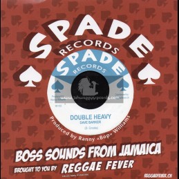 Spade Records-7"-Double Heavy / Dave Barker + Johnny Dollar / Dave Barker