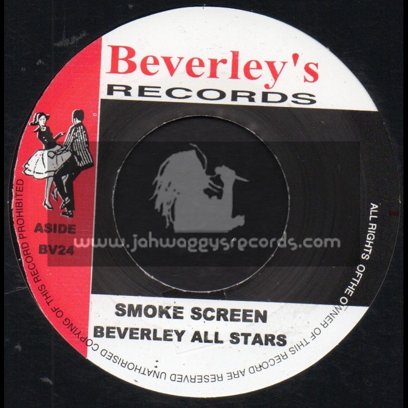 Beverleys Records-7"-Smoke Screen / Beverleys All Stars + Sly Mongoose / Baba Brooks