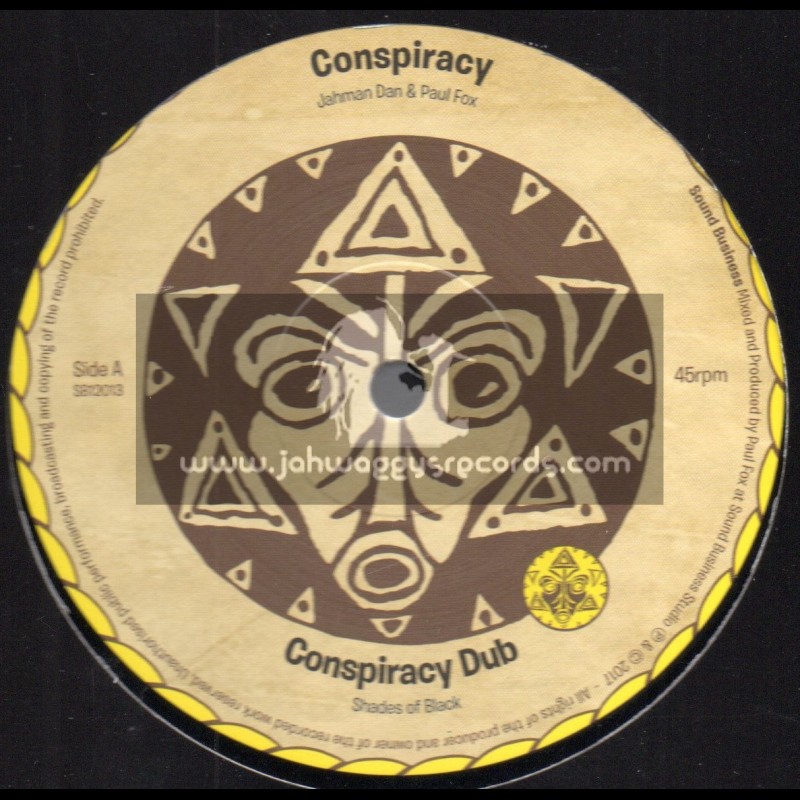 Sound Business-12"-Conspiracy / Jonah Dan And Paul Fox + Congo / G Riddim , Jonah Dan And Paul Fox