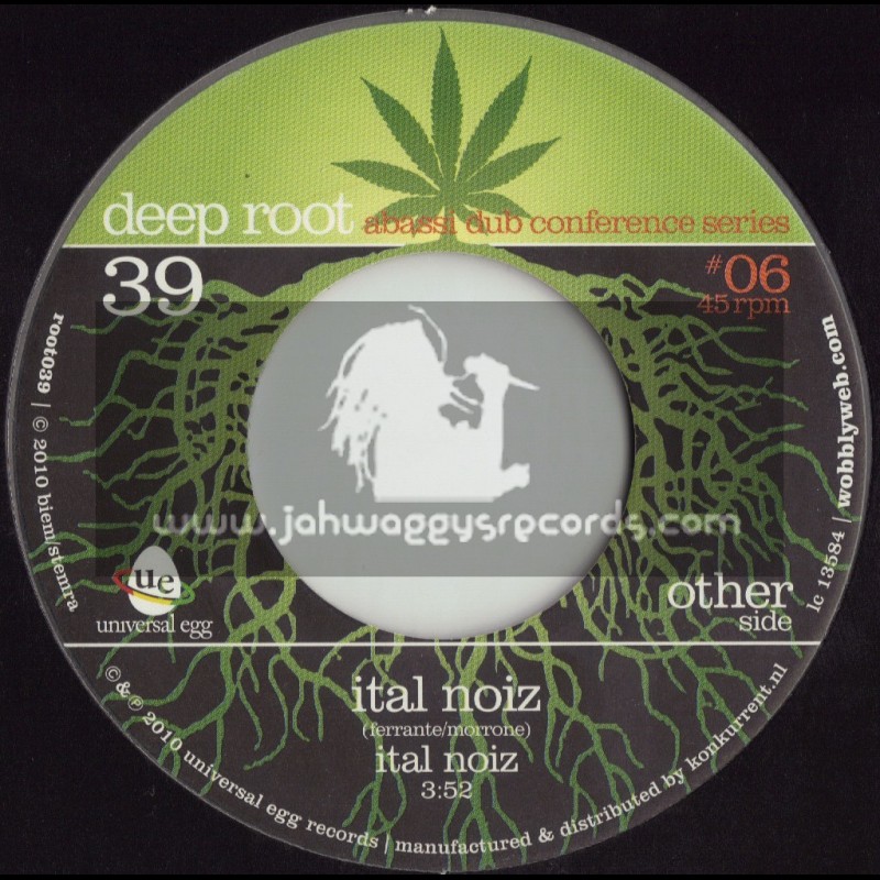 DEEP ROOT 7"-ABASSI ALL STARS-ITAL NOIZ + ITAL DUB