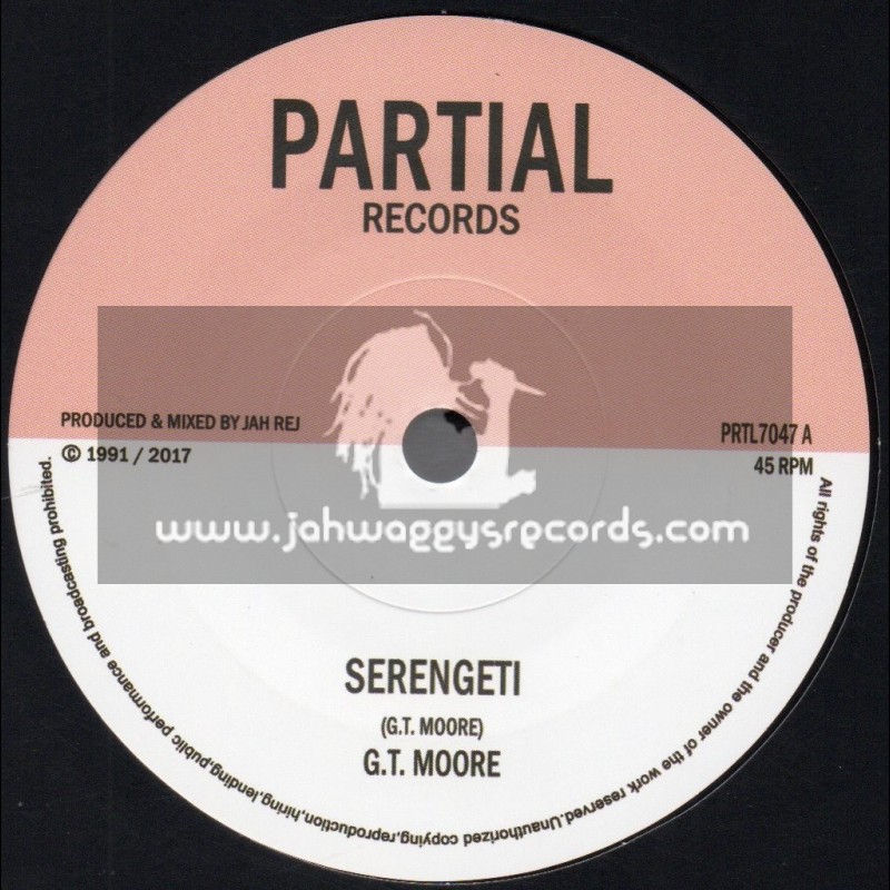 Partial Records-7"-Serengeti / G.T. Moore
