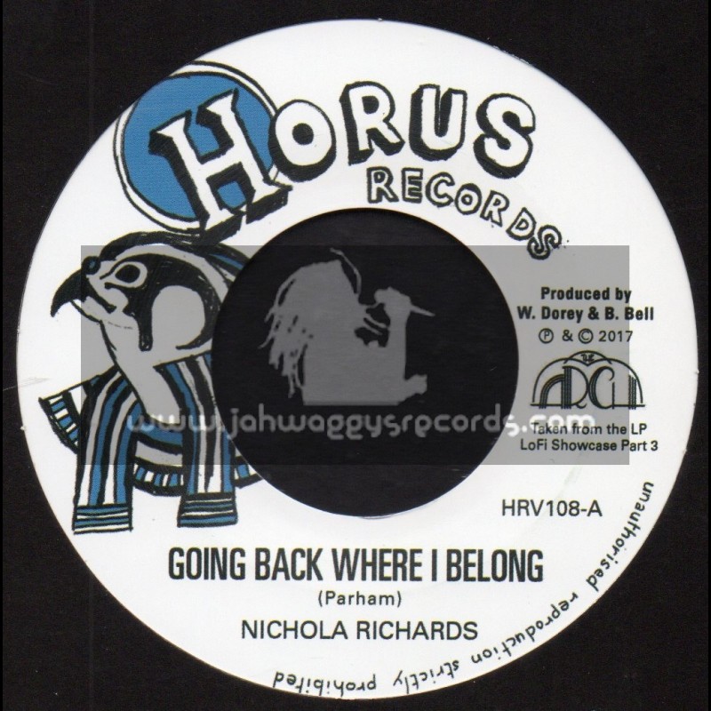 Horus Records-7"-Going Back Where I Belong / Nichola Richards 