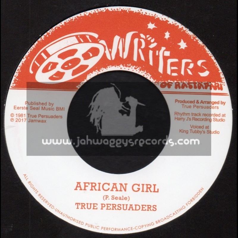 Writers Of Rastafari-7"-African Girl / True Persuaders