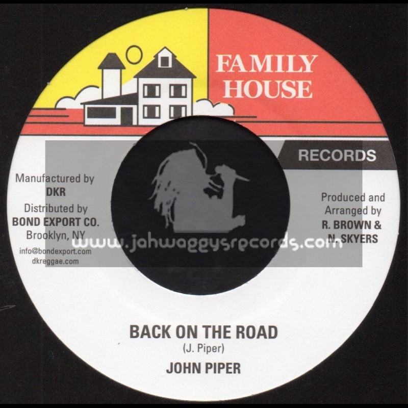 Family House Records-7"-Back On The Road / John Piper